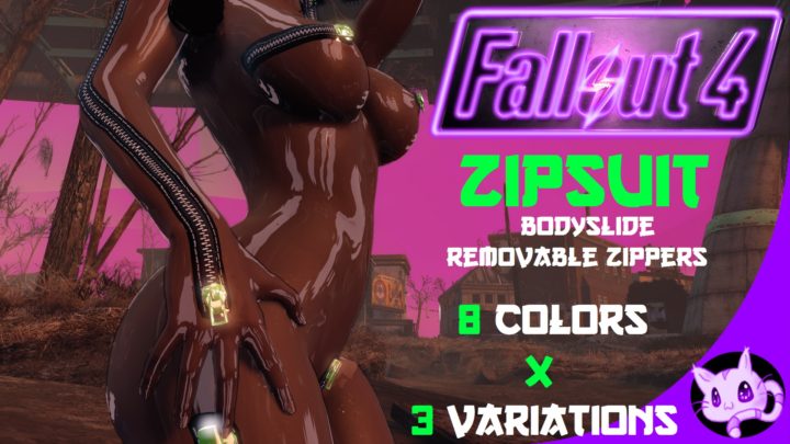 Minou’s Zipsuit 8 Colors CBBE Bodyslide