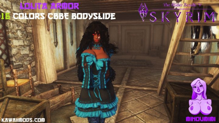 Minou’s Lolita Armor CBBE Bodyslide 16 Colors