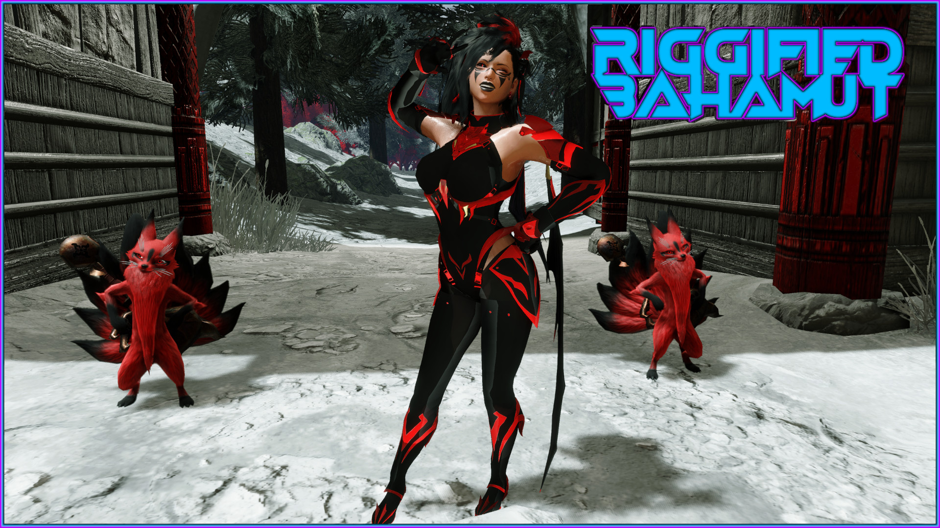 Riggified Bahamut
