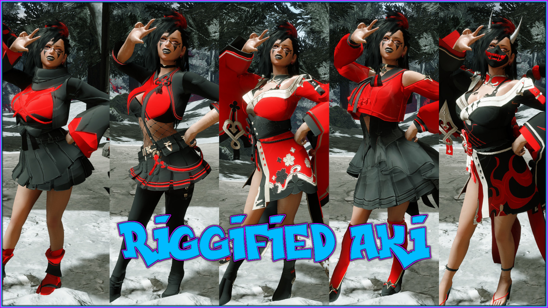 Riggified Aki
